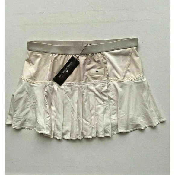 STELLA McCARTNEY x Adidas O53864 TENNIS Sport SKIRT White Chalk ( L ) - Picture 6 of 6